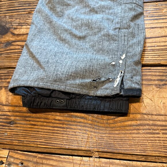 Burton Snow Pants Mens XL Grey Dryride Snow Pants Snowboarding Ski Cargo READ - Picture 5 of 9